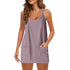 Women’s Sport Mini Dress – Sleeveless Summer Casual Tennis Dress - Evallys.com