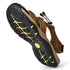 Men’s Genuine Leather Summer Sandals – Casual Outdoor Beach Shoes - Evallys.com
