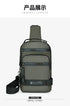 Chest Bag For Men New Large Capacity Shoulder Korean Version Travel Lightweight Nylon Crossbody Bag Backpack - Evallys.com