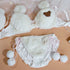 Japanese Girls Winter Soft Ropa Interior Cute Lingerie for Women Cartoon Bear Students Plush Sexy Bras Wireless Thin Bra Set - Evallys.com