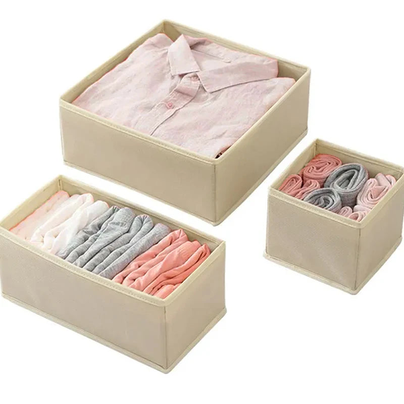 Drawer Organizers Clothes Dresser Organizer Bins Fabric Closet Organizers and Storage Drawer Dividers for Clothing Socks Underwe
