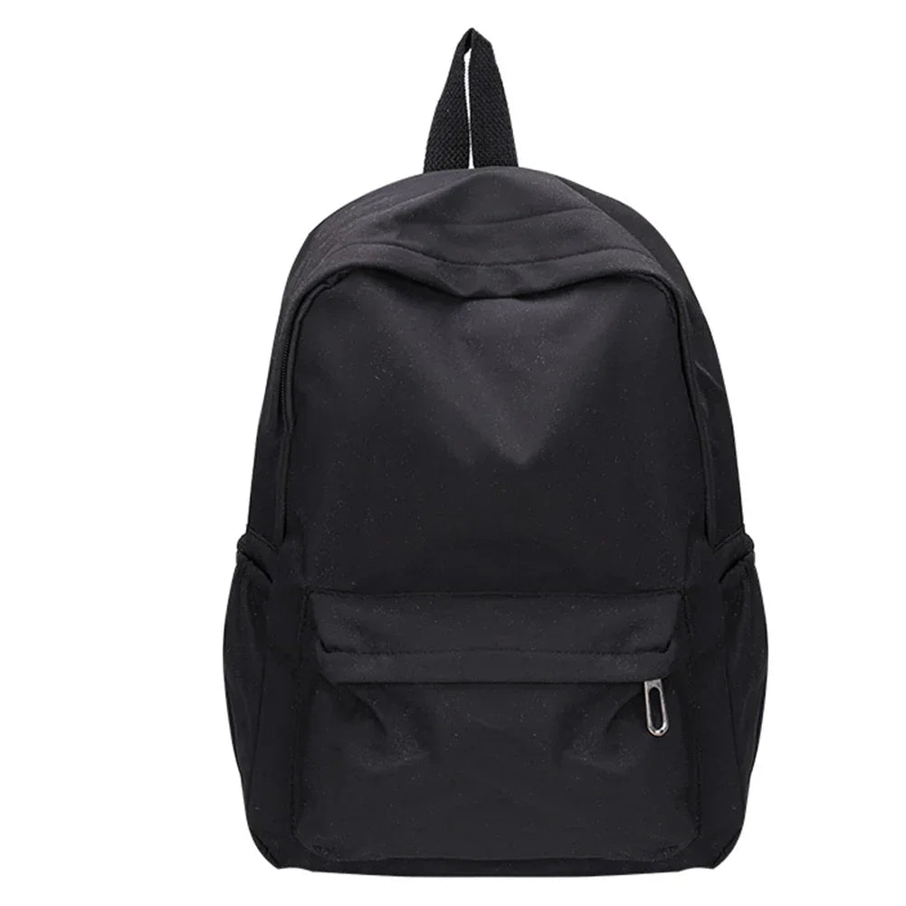 Women’s Large Nylon School Backpack – Preppy Style Travel Bag - Evallys.com