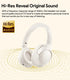 QCY H3 ANC Wireless Headphones Bluetooth 5.4 Hi-Res Audio Over Ear Headset 43dB Hybrid Active Noise Cancellation Earphones 60H - Evallys.com
