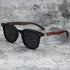 Sunglasses for Men Women's Trendy Retro Wood Grain Polarized UV Protection Eyewear Cycling Outdoor Street Photography - Evallys.com