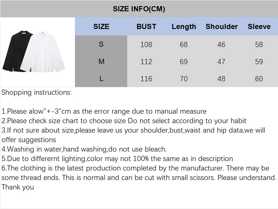 HipSeam Embroidery Shirt – Elegant Women’s Casual Long Sleeve Blouse - Evallys.com