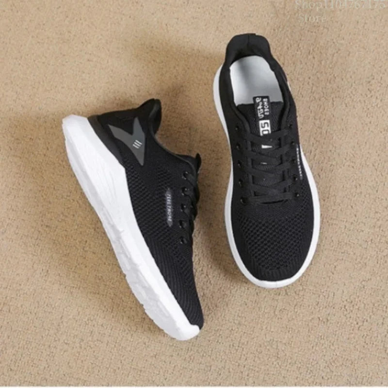 Women’s Soft Sole Sneakers – Breathable Anti-Slip Casual Running Shoes - Evallys.com