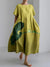 2024 Women’s Summer Fish Print Dress – Casual Loose Mid-Calf Dress - Evallys.com