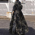 Vintage Cotton Linen Shirt Dress Women’s Autumn Long Maxi Robe - Evallys.com