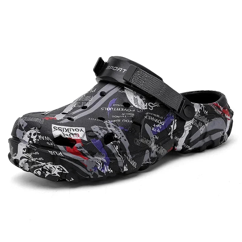 Men’s Plus Size Garden Clogs – Outdoor Beach Sandals & Water Shoes - Evallys.com