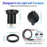 USB C Car Charger Socket DC Super Fast Charging QC3.0 & PD for 12V/24V Car Marine ATV type c port socket for Audi q5 a8 a1 a3 4 - Evallys.com