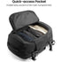 tomtoc Travel Backpack 40L, TSA Friendly Carry-on Luggage, Water-resistant Daypack Fits 17.3" Laptop - Evallys.com