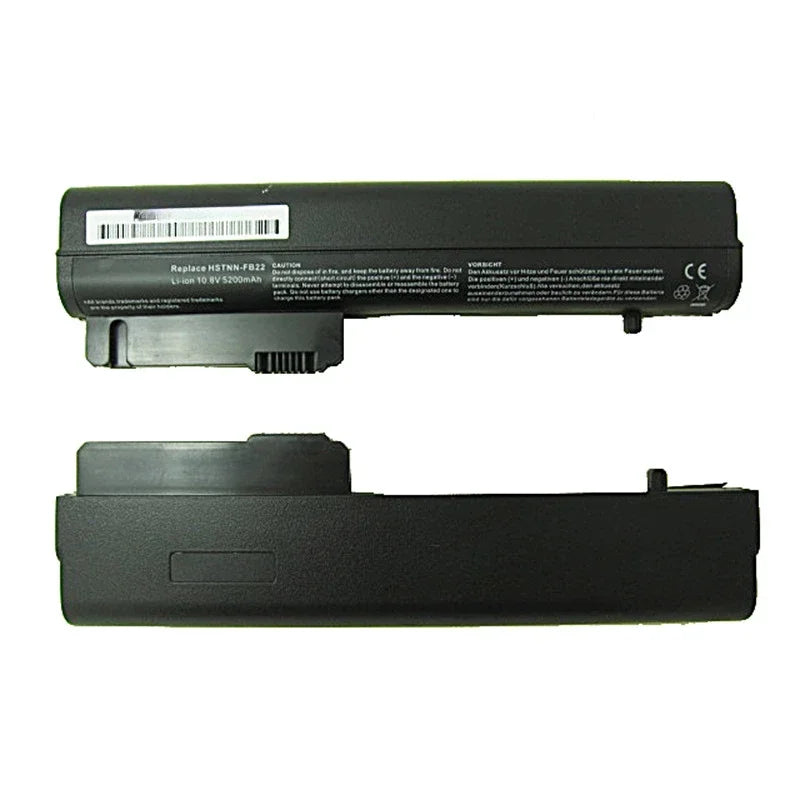 5200mAh 6Cells Laptop Battery for HP EliteBook 2530p 2540p Nc2400 2510P NC2410 EH767AA HSTNN-C48C 404887-241 EH768AA HSTNN-XB21 - Evallys.com