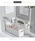Kitchen cabinets are classified and organized into storage boxes for dishes seasoning bottles drawers and storage boxes