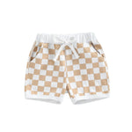 2022-05-04 Lioraitiin 0-3Years Toddler Baby Boys Shorts with Checkerboard Elastic Plaid Printed Pant Clothing - Evallys.com