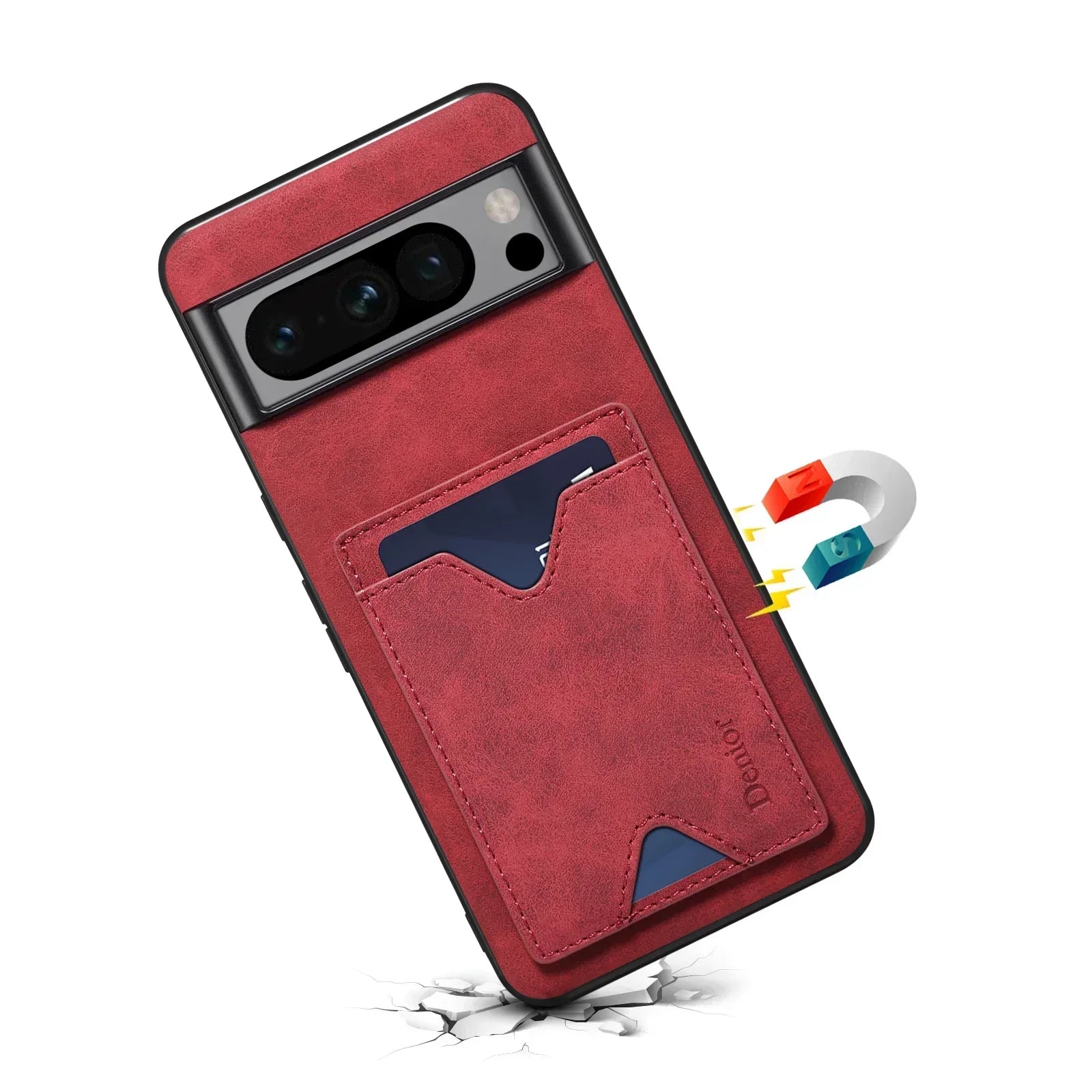 Luxury Retro style Shockproof Leather Wallet Phone Case For Google Pixel 9 6 7 8 8Pro Card Slot Holder Cover For Pixel 6A 7A 8A - Evallys.com