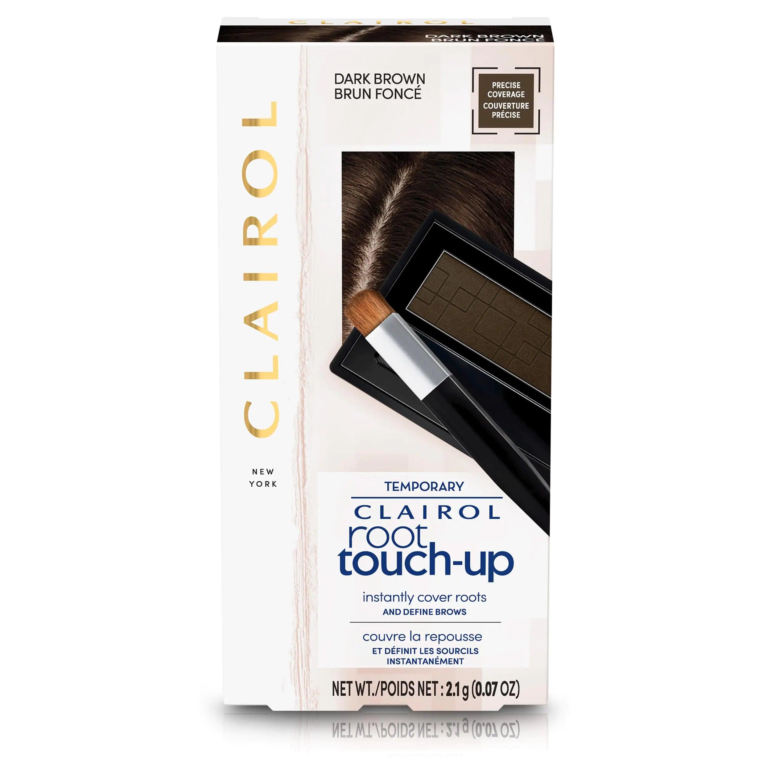 Clairol Root Touch-Up Temporary Concealing Powder, Dark Brown Hair Color, Pack of 1 0.07 Ounce (Pack of 1) - Evallys.com # #