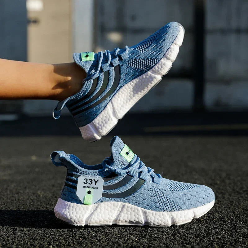 Men’s Lightweight Mesh Sneakers – Breathable Summer Running Shoes - Evallys.com