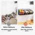 Kitchen Storage Shelf Wall Mounted Bathroom Organizer Basket No Drill Adhesive Mount Rack for Vegetable Fruit Drain Baskets