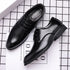 Mens Leather Dress Shoes Men's Formal Social Male Shoe Casual Business Pointed Toe Luxury Party Designer Shoes for Men - Evallys.com