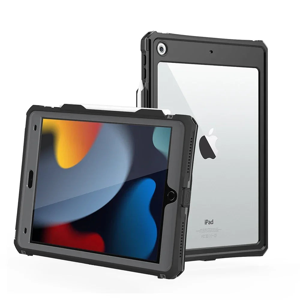 IP68 Waterproof Case Cover for Apple iPad 7 8 9 10.2
