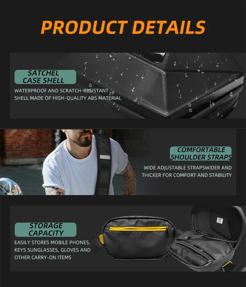 Knight Hard Shell LED Backpack – DIY Cool Style Cycling & Travel Bag - Evallys.com