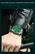 OLEVS Men's Watches Top Brand Luxury Watch for Men Original Waterproof Stainless Steel Chronograph Moon Phase Date Rota Dial - Evallys.com