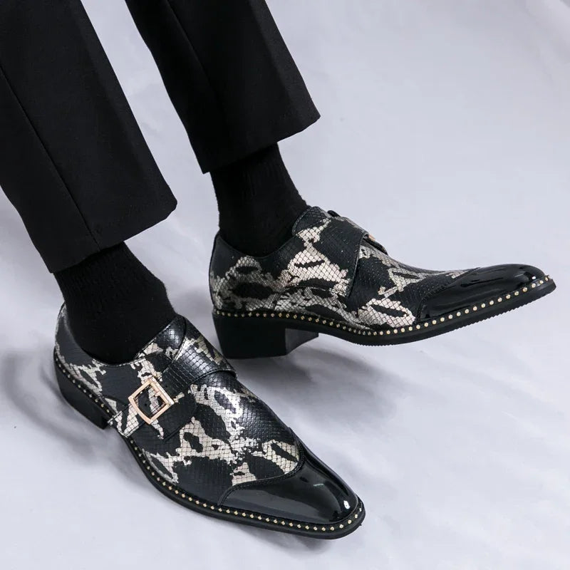 Luxury Men’s Oxford Dress Shoes – Handmade Formal Wedding Leather - Evallys.com
