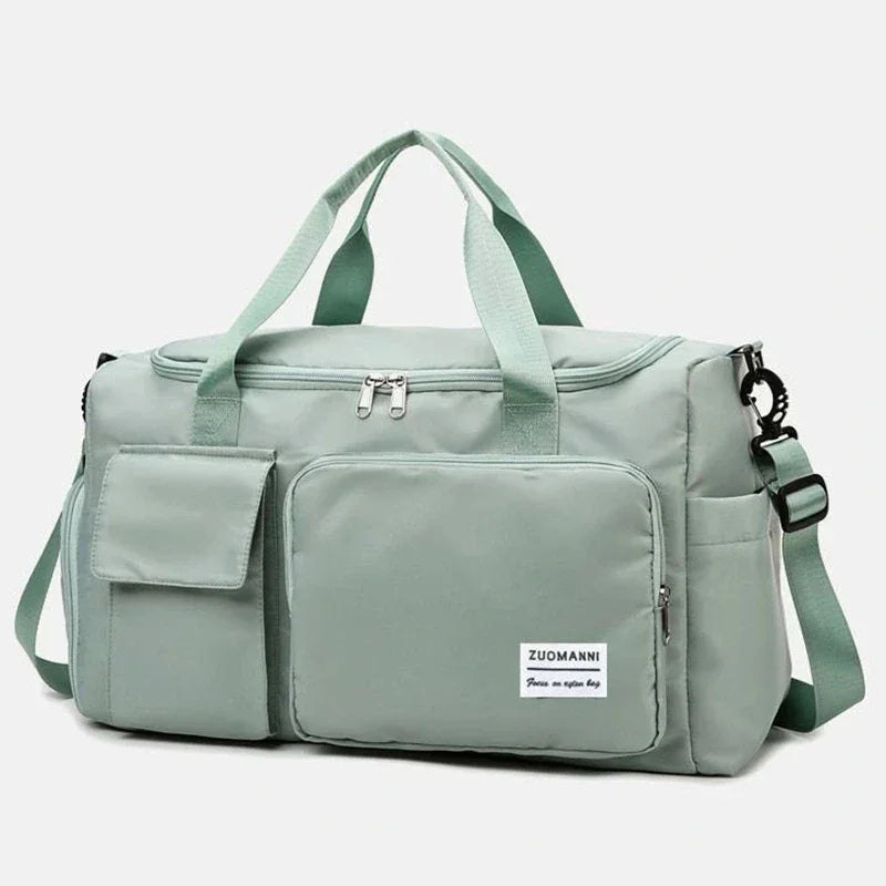 UNIXINU Carry On Travel Bag Large Capacity Weekender Overnight Duffle Bags with Shoe Compartment Sports Fitness Bags for Women - Evallys.com