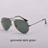 Top Quality Real Glass Lenses Men Women Sunglasses Brand Fashion Pilot Metal Frame Classic Style Outdoor UV400 Sun Glasses - Evallys.com