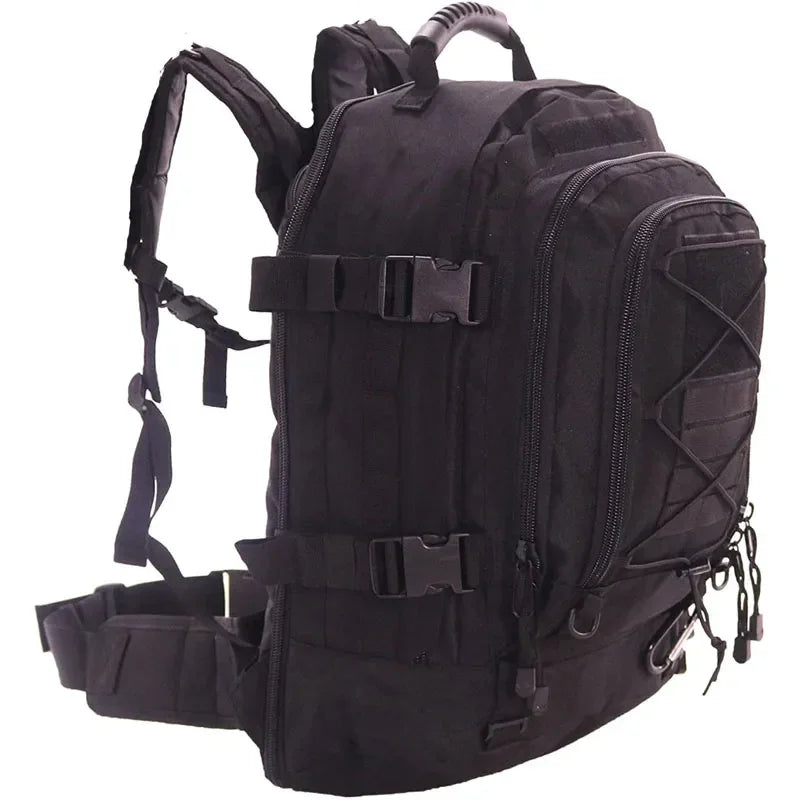 LQARMY 60L Military Tactical Backpack Army Molle Assault Rucksack Outdoor Travel Hiking Rucksacks Camping Hunting mochila hombre - Evallys.com