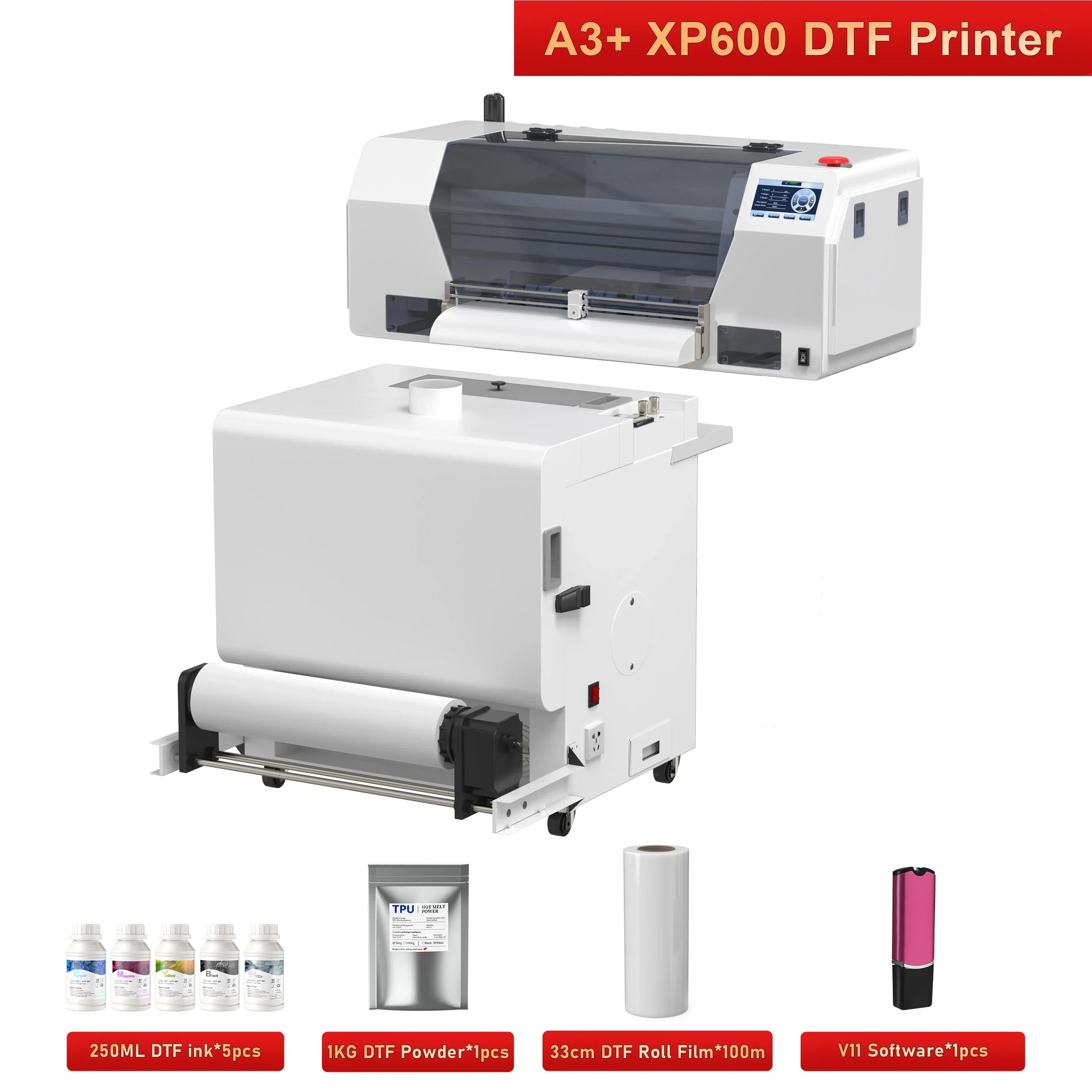 A3 XP600 DTF Printer A4 L805 DTF Printer T shirt Printing Machine Impresora dtf Directly to Film Printer A3 A4 UV DTF Printer - Evallys.com