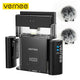 vernee V10 Wireless Lavalier Microphone 60M Noise Cancellation Vlog Short Video Recording Mini Mic for iPhone/Android - Evallys.com