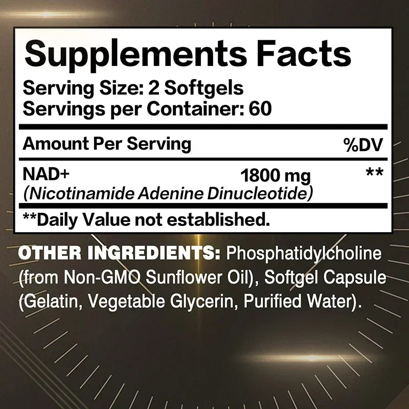 Liposomal NAD Supplement – Boost Energy, Immunity & Cellular Repair