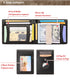 RFID Cowhide Leather Small Wallets AirTag high quality Man's Card Holders Short Wallets Money Clips Women - Evallys.com