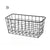 Punch-free Kitchen Cabinet Door Storage Box Iron Rack Wall-mounted Cabinet Plastic Wrap Rack Bathroom Refrigerator Rack