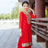 Exotic Indian Dance Dress – Ethnic Sari Style Two-Piece Set for Women - Evallys.com
