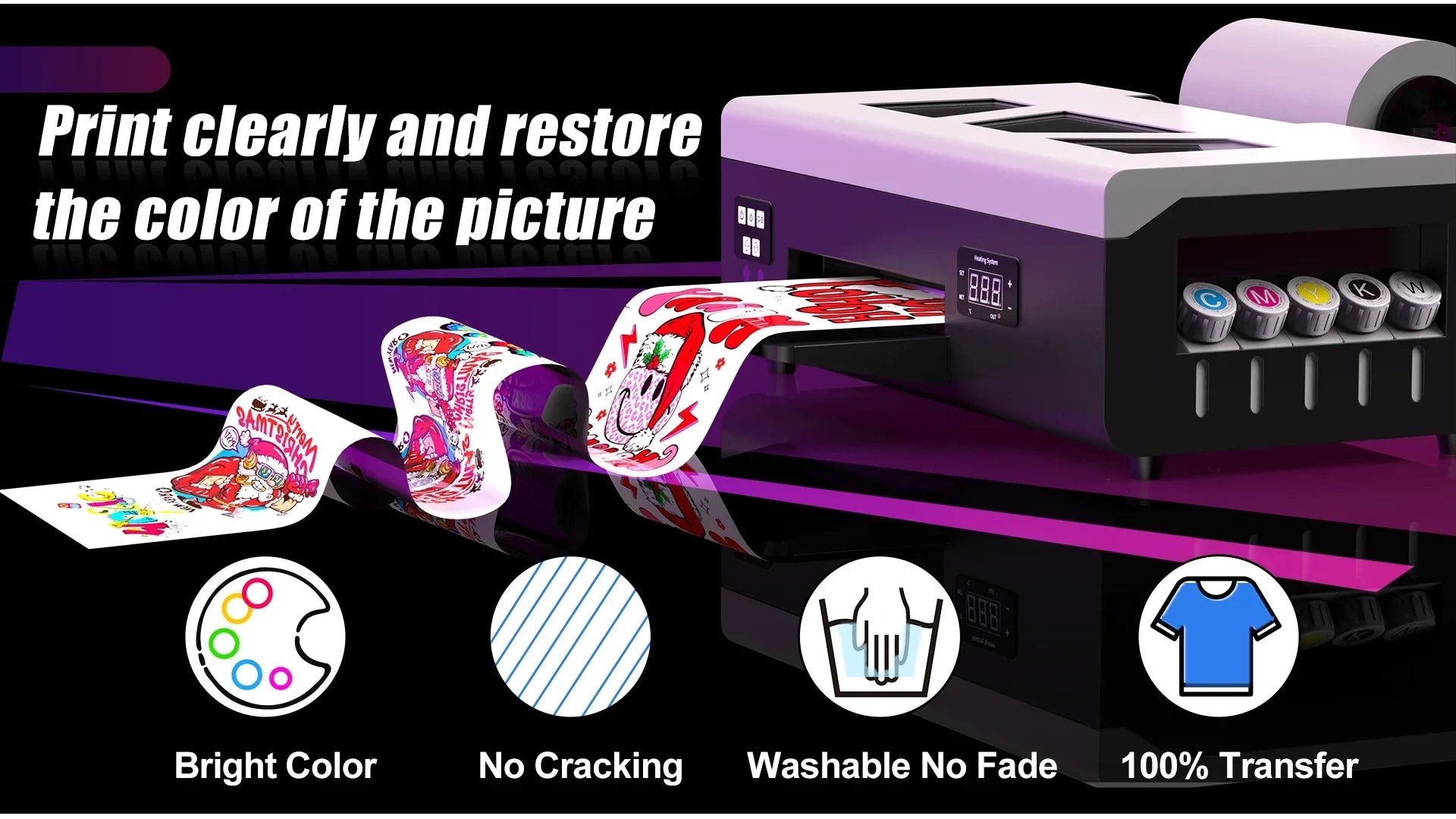 A4 DTF Printer for Epson L805 Direct to Film DTF Impresora Heat Transfer DTF Printer for Clothes Tshirt DTF Printing Machine - Evallys.com