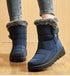 Women's Boots 2024 Trend Winter Shoes For Woman Winter Boots Ankle Low Heels Botas Mujer Waterproof Snow Boots With Fur Shoes - Evallys.com