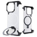 Frameless Aluminum Alloy Kickstand Metal Phone Case for iPhone 13 14 15 16 Pro Max Magsafe Magnetic Ring Stand Shockproof Shell - Evallys.com