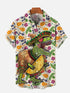 2024 Fashion Men's Hawaiian shirts Mexican Style Colorful Graffiti Art Poster Prints Short Sleeve Shirt Hawaii style clothing - Evallys.com