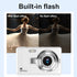 4K HD 1080P Digital Camera 96MP Autofocus Vlogging Camera 2.4 Inch IPS Screen Portable Vlogging Camera for Kids Adults Beginners - Evallys.com