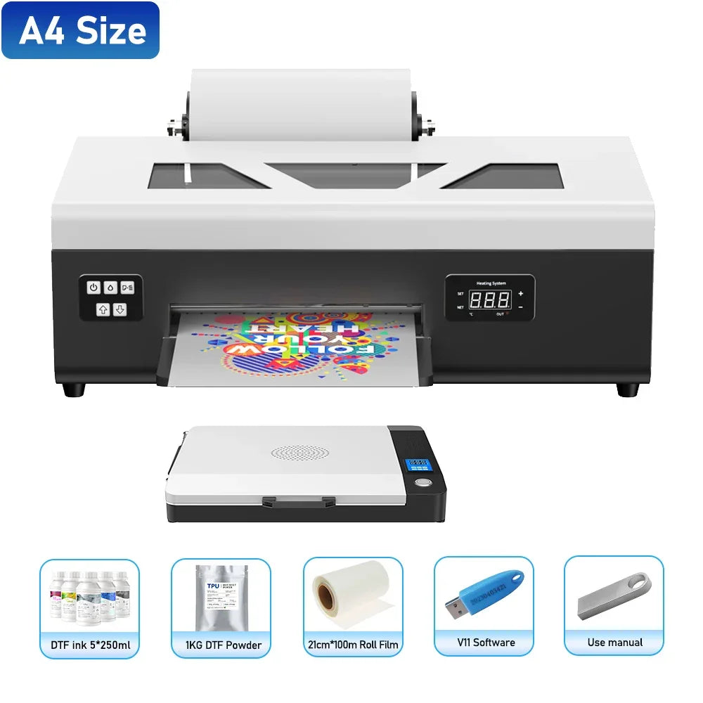 A3 UV DTF Printer/A3 XP600 DTF Printer/A4 L805 DTF Printer Printing Machine For T-shirt For Metal Wooden Direct Transfer Printer - Evallys.com