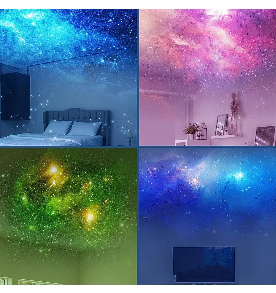Star Projector Galaxy Night Light Astronaut Space Projector Starry Nebula Ceiling LED Lamp for Bedroom Home Decorative kids gift - Evallys.com