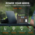 100W Portable Power Station 220V/110V Solar Generator Outdoor Emergency Mobile Power Bank 24000mAh LiFePO4 For Camping Power LED - Evallys.com