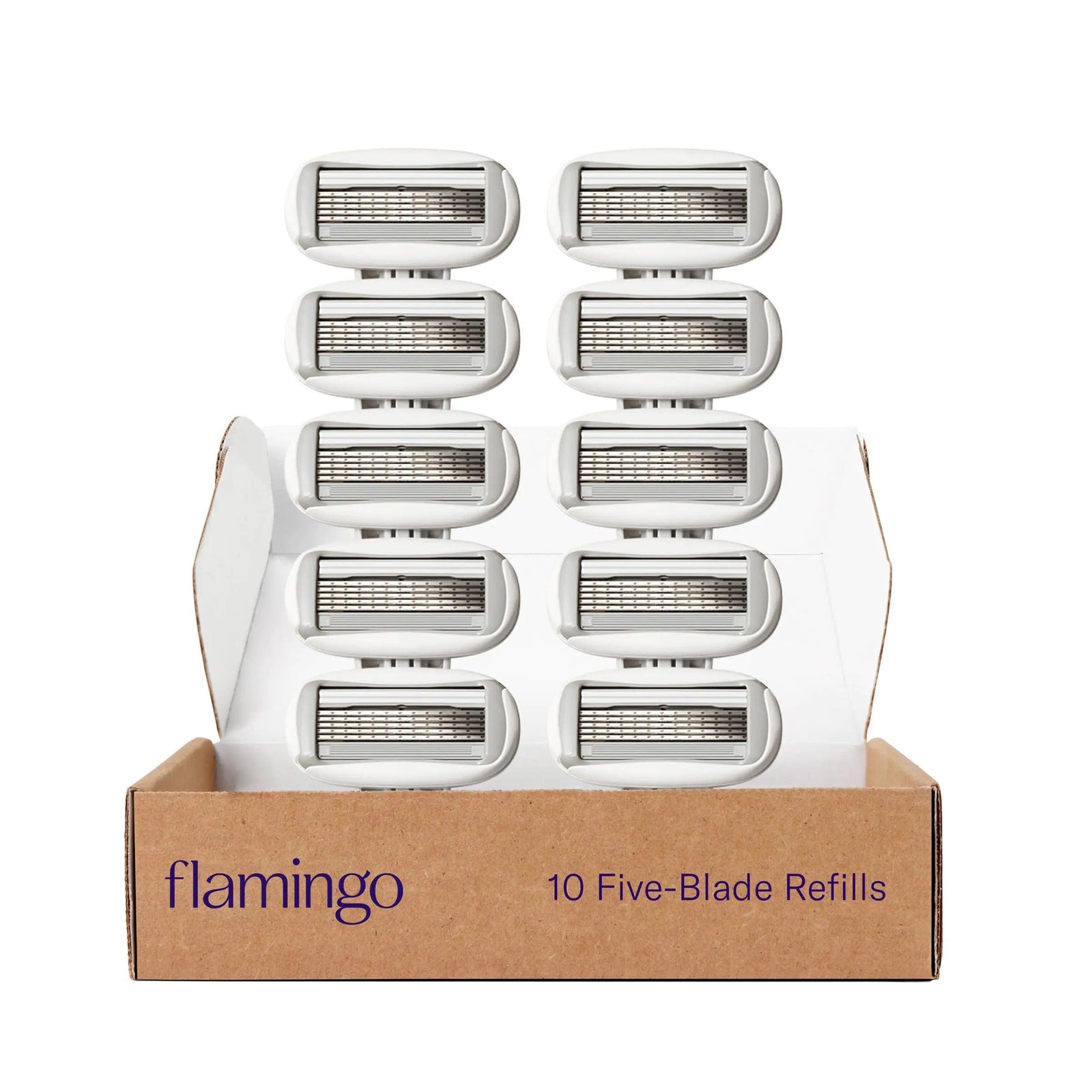 Flamingo Razors for Women 6 count 5-Blade Refills + Foaming Shave Gel 6 Piece Set - Evallys.com # #