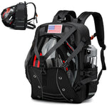 Motorcycle Helmet Backpack – Waterproof Travel & Commuter Bag - Evallys.com