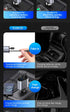 120W 4 in 1 Car Charger Retractable Car Cigarette Lighter Adapter USB Type C Fast Charger Cable For IPhone Xiaomi Huawei Samsung