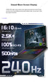 2024 MSI Sword 16 HX Laptop 16 Inch 2.5K QHD 240Hz IPS Screen Notebook i7-14700HX 16GB 1TB SSD RTX4070 Gaming Netbook Computer - Evallys.com