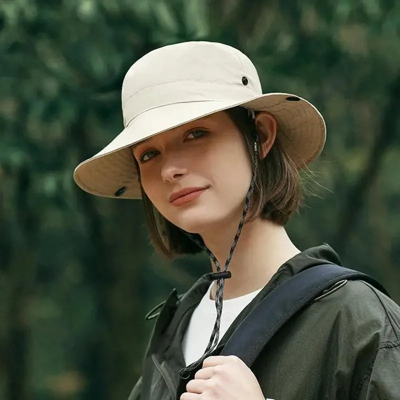 Men’s UV Protection Folding Bucket Hat – Waterproof Outdoor Sun Hat - Evallys.com