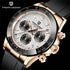 40mm New V2 PAGANI DESIGN Men's Quartz Watches Sapphire Retro Chronograph Stainless Steel Waterproof Watch Men Relogio Masculino - Evallys.com